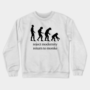 Return to monke Crewneck Sweatshirt